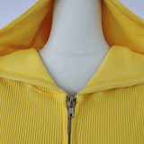 Ribbed Zip Jacket