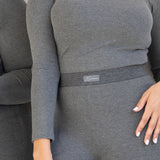 Ribbed Long Sleeve + Banded Short Set