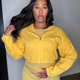 Ribbed Zip Jacket