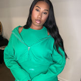 Ribbed Zip Jacket