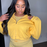 Ribbed Zip Jacket