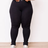 Ribbed Crewneck Tee + Banded Flare Legging Set