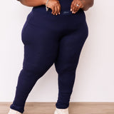 Ribbed Crewneck Tee + Banded Flare Legging Set