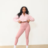 Pre-order: Luxe Legging + Cropped Sweater Set Spring- 04/20/26 Ship Date