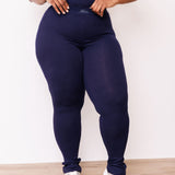 Ribbed Crewneck Tee + Banded Flare Legging Set