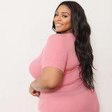 Pre-order: Ribbed Crewneck Tee+ Banded Flare Legging Set Spring- 04/20/26 Ship Date