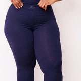 Ribbed Crewneck Tee + Banded Flare Legging Set